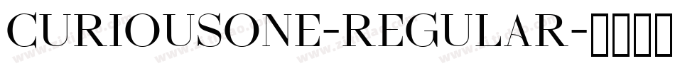 Curiousone-Regular字体转换