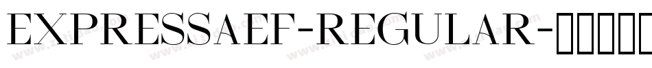ExpressaEF-Regular字体转换