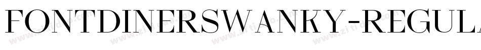 FontdinerSwanky-Regular字体转换