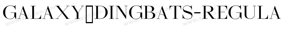 Galaxy_dingbats-Regular字体转换