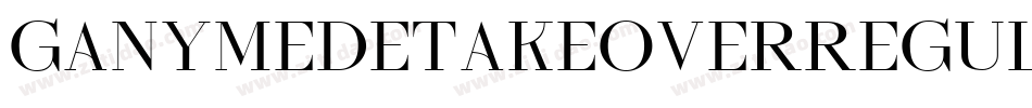 GanymedetakeoverRegular-AxM7字体转换