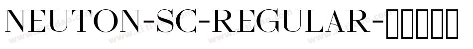 Neuton-SC-Regular字体转换