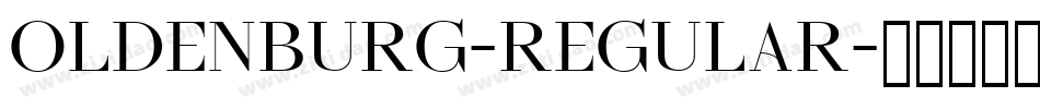 Oldenburg-Regular字体转换