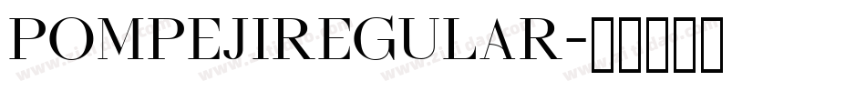 PompejiRegular字体转换