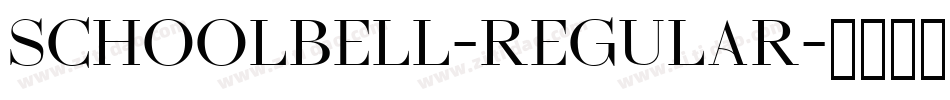 Schoolbell-Regular字体转换
