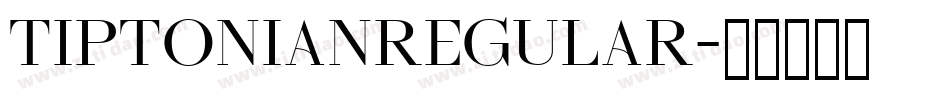 TiptonianRegular字体转换