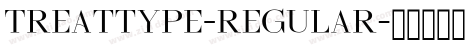 Treattype-Regular字体转换