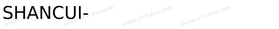 SHANCUI字体转换