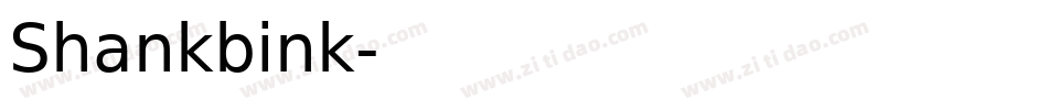 Shankbink字体转换