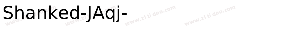 Shanked-JAqj字体转换
