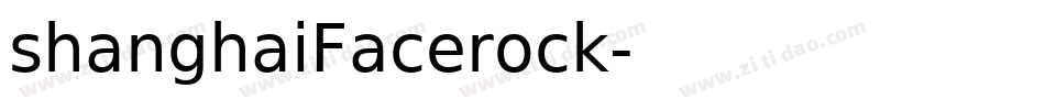 shanghaiFacerock字体转换