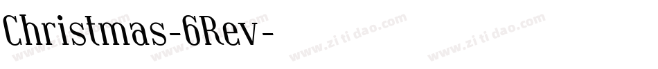 Christmas-6Rev字体转换