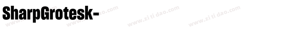 SharpGrotesk字体转换