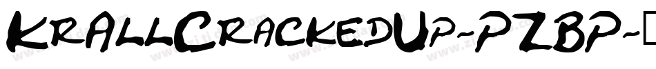 KrAllCrackedUp-PZBP字体转换