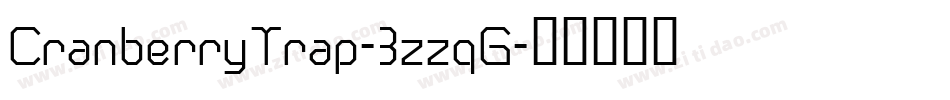 CranberryTrap-3zzqG字体转换