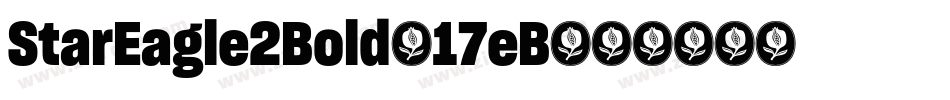StarEagle2Bold-17eB字体转换