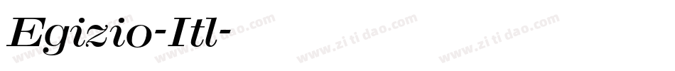 Egizio-Itl字体转换