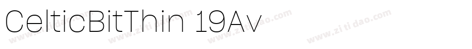 CelticBitThin-19Av字体转换