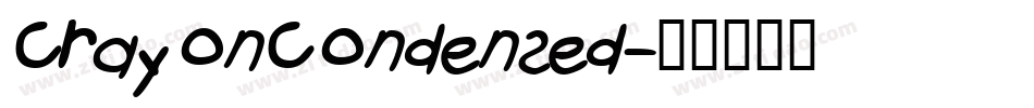 CrayonCondensed字体转换