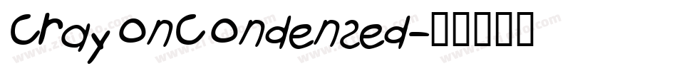 CrayonCondensed字体转换