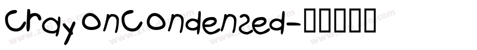CrayonCondensed字体转换