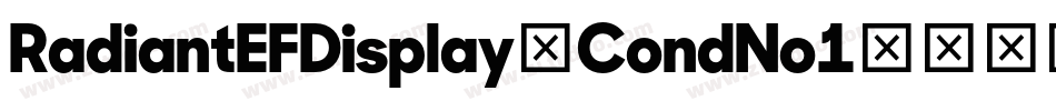 RadiantEFDisplay-CondNo1字体转换