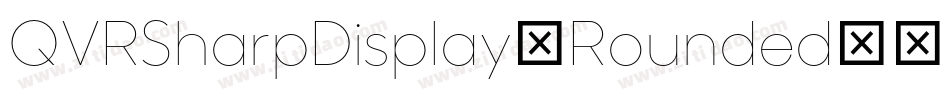 QVRSharpDisplay-Rounded字体转换