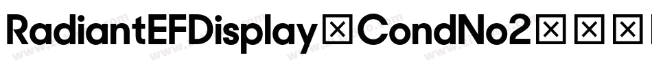 RadiantEFDisplay-CondNo2字体转换