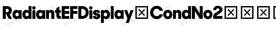 RadiantEFDisplay-CondNo2字体转换