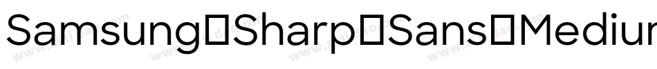 Samsung-Sharp-Sans-Medium字体转换