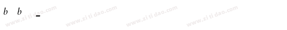 BemBolz字体转换