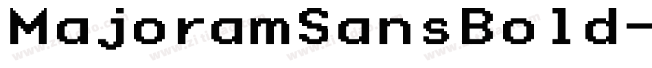 MajoramSansBold-n320字体转换