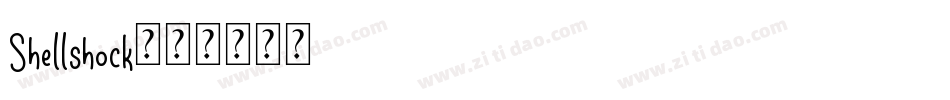 Shellshock字体转换