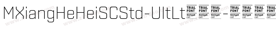 MXiangHeHeiSCStd-UltLt手机版字体转换