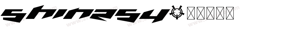 Shinesy字体转换