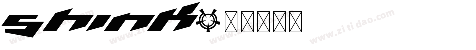 Shink字体转换