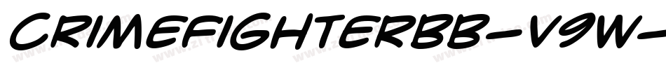 CrimefighterBb-V9w字体转换 CrimefighterBb-V9w字体转换