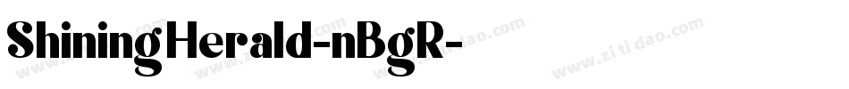 ShiningHerald-nBgR字体转换