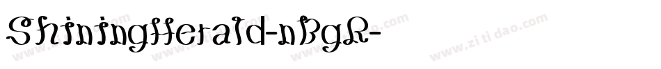 ShiningHerald-nBgR字体转换