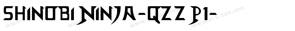 ShinobiNinja-qZZP1字体转换