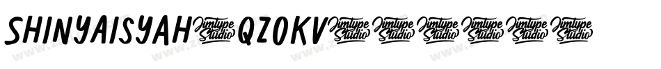 ShinyAisyah-qZ0KV字体转换