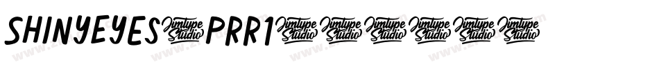 ShinyEyes-prr1字体转换