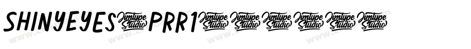 ShinyEyes-prr1字体转换