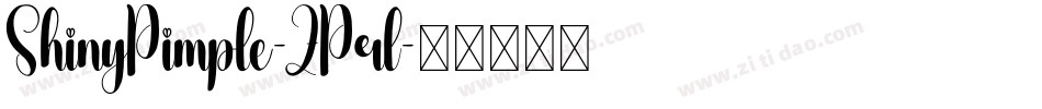 ShinyPimple-ZPrl字体转换