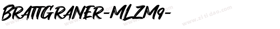 BrattGraner-mLZm9字体转换