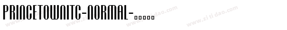 PrincetownITC-Normal字体转换