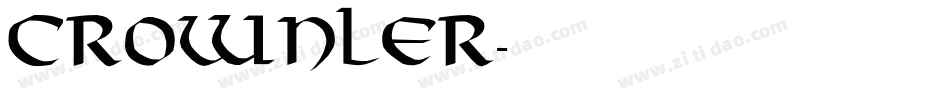 Crownler字体转换