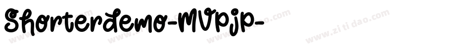 Shorterdemo-MVpjp字体转换