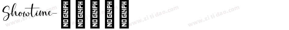 Showtime字体转换