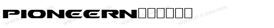 PIONEERN字体转换